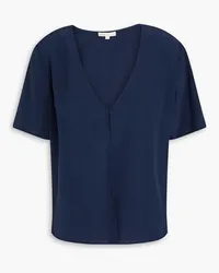 Onia Silk crepe de chine top - Blue Blue