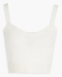 Sandro Cropped wool tank - White White