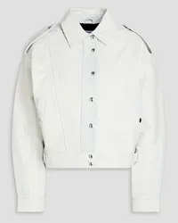 IRO Koabe crinkled-leather jacket - White White