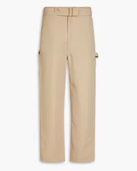 Dunhill Belted twill cargo pants - Neutral Neutral