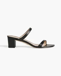 Stuart Weitzman Aleena leather mules - Black Black