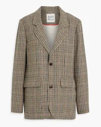 Alex Mill Blake houndstooth wool-tweed blazer - Brown Brown