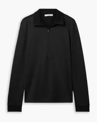 tibi Scottie Active stretch-knit turtleneck top - Black Black