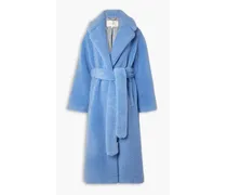 Anderson faux fur coat - Blue