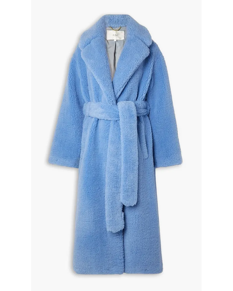 A C. - Anderson faux fur coat - Blue