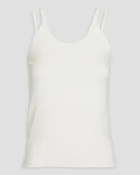 Dion Lee Stretch-crepe tank - White White