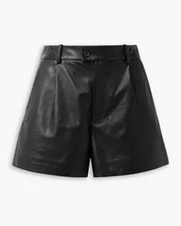 Nili Lotan Cassie leather shorts - Black Black