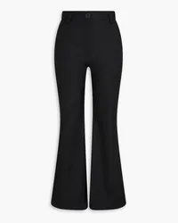 By Malene Birger Carass crepe flared pants - Black Black