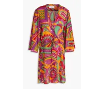 Printed cotton-voile tunic - Pink