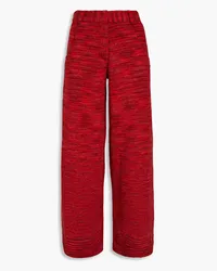 Missoni Marled alpaca-blend wide-leg pants - Red Red