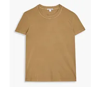 Cotton-jersey T-shirt - Brown