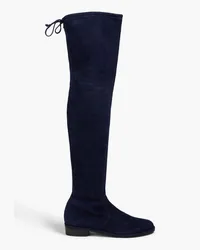 Stuart Weitzman Suede thigh boots - Blue Blue