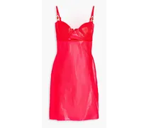 Latex mini dress - Pink