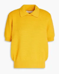 Giuliva Heritage Collection Cotton polo sweater - Yellow Yellow