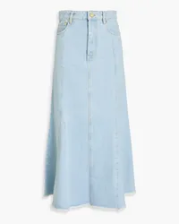 Ganni Denim midi skirt - Blue Blue