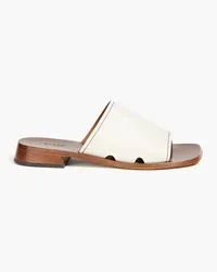 Bally Ofera leather slides - White White