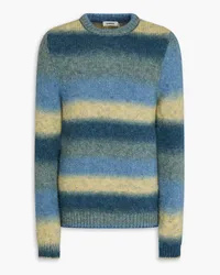 Sandro Striped knitted sweater - Blue Blue