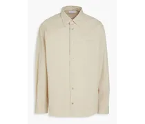 Cloak cotton-blend shirt - Neutral