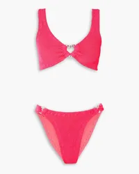 Hunza G Heather seersucker bikini - Pink Pink