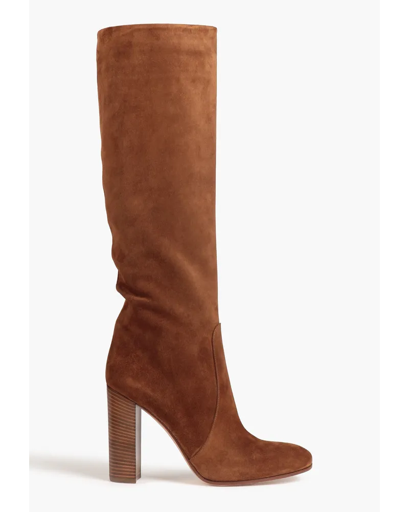 Gianvito Rossi Texas suede boots - Brown Brown