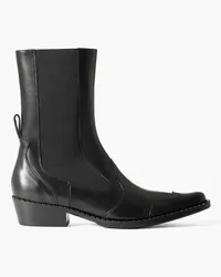 by FAR Otis leather ankle boots - Black Black