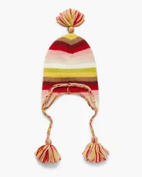 Alanui Under The Northern Sky striped alpaca-blend beanie - Multicolor Multicolor