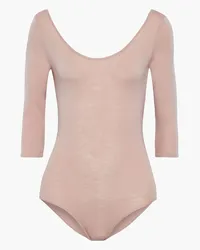 RED Valentino Open-back wool bodysuit - Pink Pink