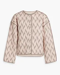 Joie York quilted printed cotton jacket - Neutral Neutral