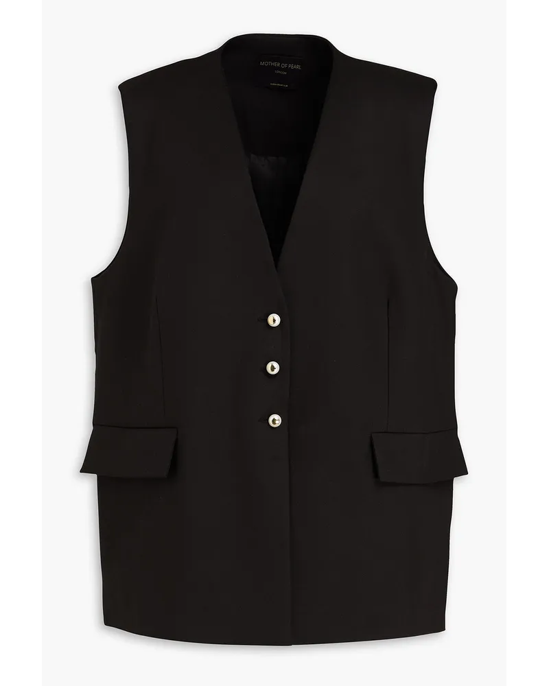 Mother of Pearl Tencel-blend™ vest - Black Black