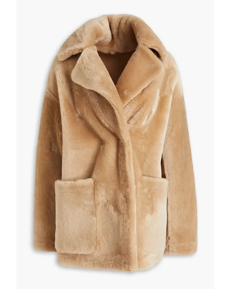 Yves Salomon Shearling jacket - Neutral Neutral