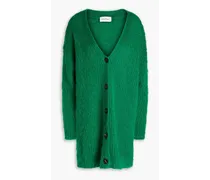 Wool-blend cardigan - Green