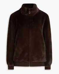 Sandro Faux fur jacket - Brown Brown