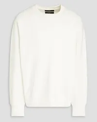 Y-3 French cotton-terry sweatshirt - White White