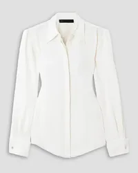 Proenza Schouler Crinkled-satin shirt - White White