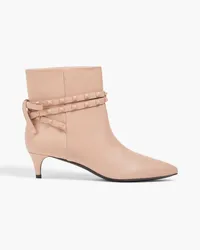 Valentino Garavani Rockstud leather ankle boots - Pink Pink