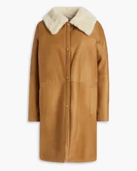 Yves Salomon Shearling coat - Brown Brown