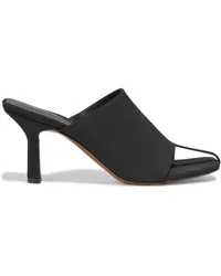 NEOUS Faille mules - Black Black