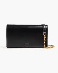 Jil Sander Leather cross-body bag - Black Black