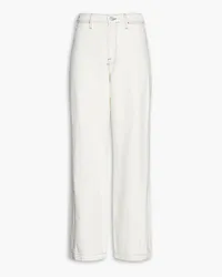 Frame Denim Le Baggy Palazzo high-rise wide-leg jeans - White White