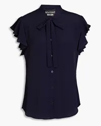 Moschino Crepe de chine blouse - Blue Blue