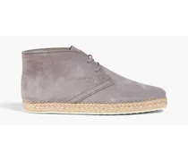 TOD'S Suede desert boots - Gray Gray