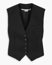 Stella McCartney Woven vest - Black Black