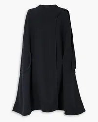 Stella McCartney Wool-crepe cape - Blue Blue