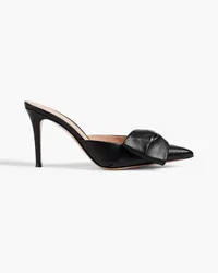 Gianvito Rossi Safira embellished leather mules - Black Black