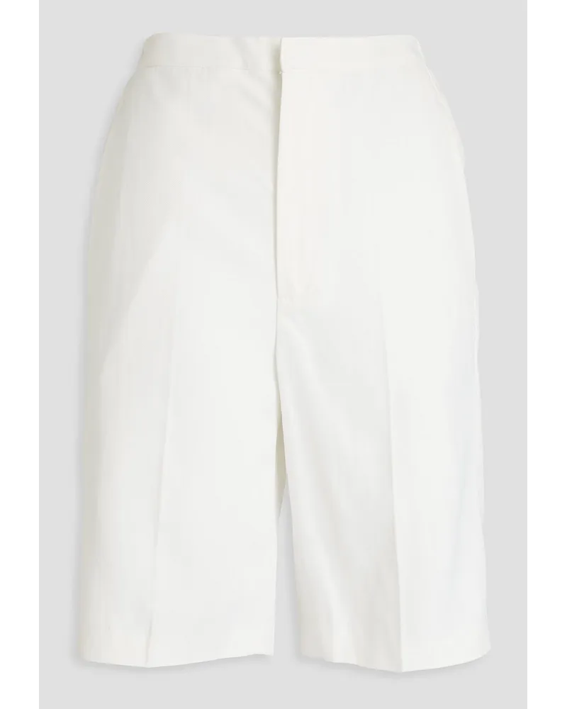 Loulou Studio Vatoa twill shorts - White White