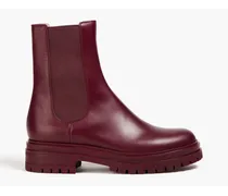 Leather Chelsea boots - Burgundy