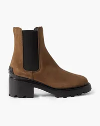 TOD'S Suede Chelsea boots - Brown Brown