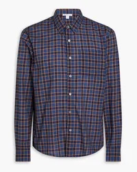 James Perse Checked cotton shirt - Blue Blue