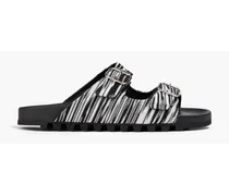 Missoni Marled knitted sandals - Black Black