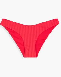 Melissa Odabash Vienna ribbed low-rise bikini briefs - Red Red